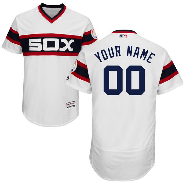 red white and blue white sox jersey