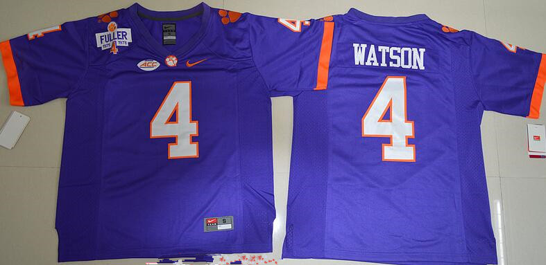 deshaun watson clemson jersey purple