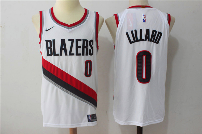 white lillard jersey