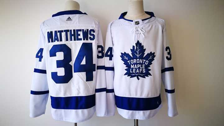 Men's Toronto Maple Leafs Auston Matthews adidas White St