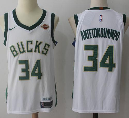 جلسات عربيه Men's Milwaukee Bucks #34 Giannis Antetokounmpo Green 2017-2018 Nike Swingman Stitched NBA Jersey شوقر بير