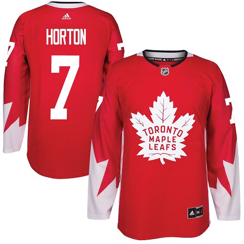 Adidas Toronto Maple Leafs #7 Tim Horton Red Team Canada Authentic