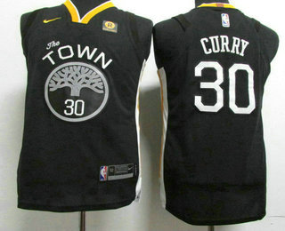 steph curry black jersey youth