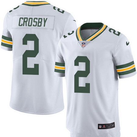 mason crosby white jersey