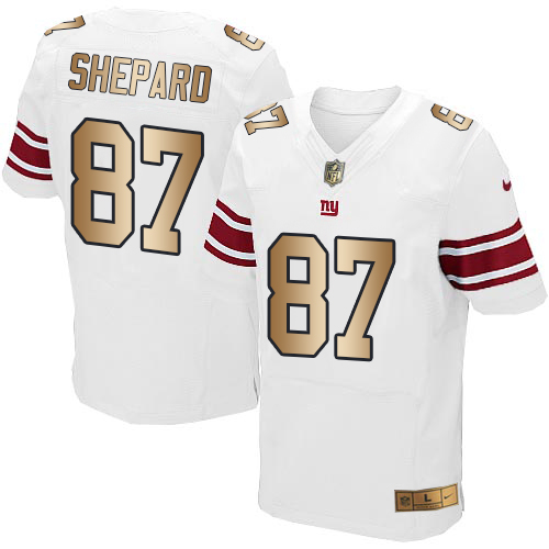 Nike Giants 21 Landon Collins White Men's Stitched NFL Elite Gold Jersey on sale,for Cheap