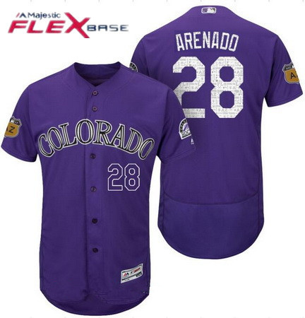 Nolan Arenado Nado Colorado Rockies Majestic 2017 Players Weekend Authentic Jersey - Gray