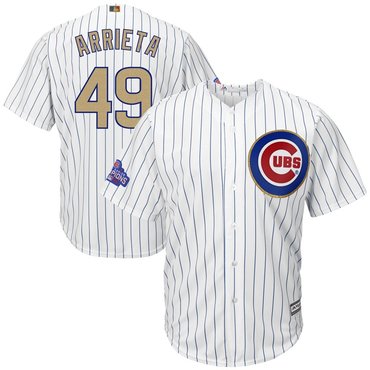 Men's Majestic Chicago Cubs #44 Anthony Rizzo Authentic Royal Blue