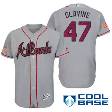 Men's Atlanta Braves #47 Tom Glavine Gray Stars & Stripes Fashion  Independence Day Stitched MLB Majestic Cool Base Jersey on sale,for  Cheap,wholesale from China