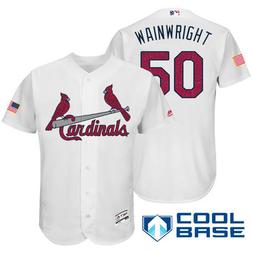 Men's St. Louis Cardinals #13 Matt Carpenter White Stars & Stripes Fashion Independence Day Stitched MLB Majestic Cool Base Jersey Men's St. Louis Cardinals #13 Matt Carpenter White Stars & Stripes Fashion Independence Day Stitched MLB Majestic Cool Base Jersey