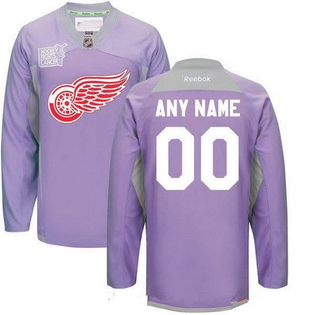 purple red wings jersey