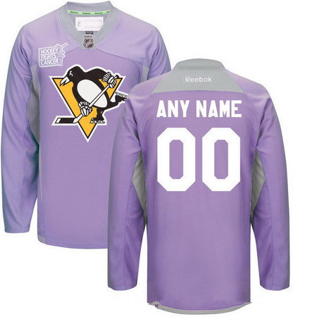 pittsburgh penguins hockey fights cancer practice jersey