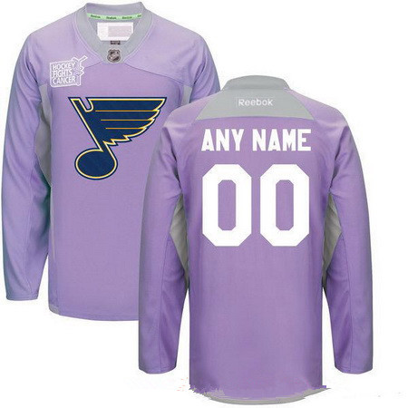 pink stl blues jersey