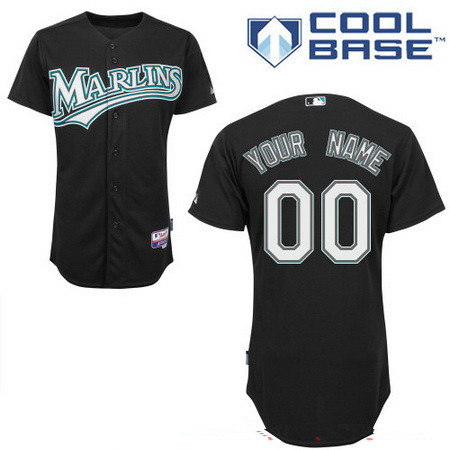 Men's Florida Marlins Black Alternate 