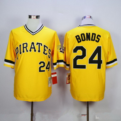 RARE Pittsburgh Pirates Barry Bonds #24 80's Baseball Jersey