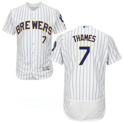 Thames Mlb China Jersey Milwaukee Majestic for Eric Cheap Men's Brewers Base Home Stitched Flex Pinstripe White From On 7 Sale wholesale Thames Mlb China Jersey Milwaukee Majestic for Eric Cheap Men's Brewers Base Home Stitched Flex Pinstripe White From On 7 Sale wholesale