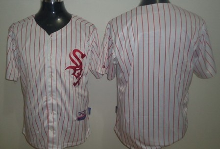 chicago white sox red pinstripe jersey