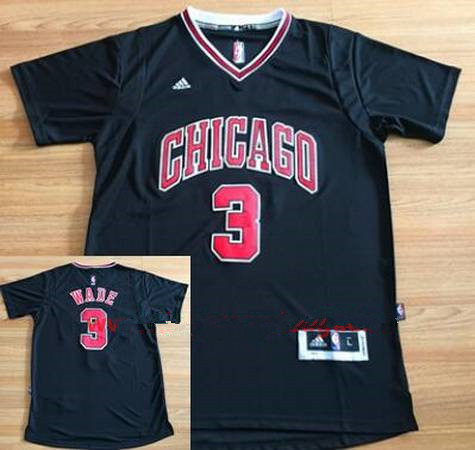 chicago bulls sleeved jersey