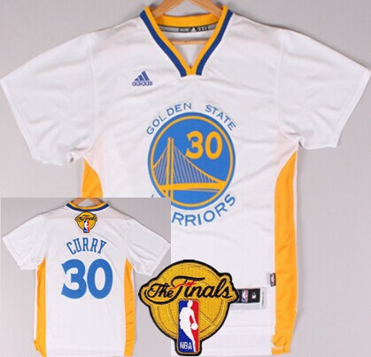 finals nba jersey warriors curry kingdom sleeved stephen patch golden short state