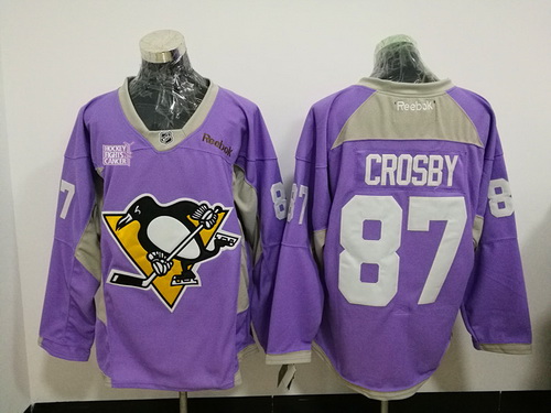 pittsburgh penguins hockey fights cancer practice jersey