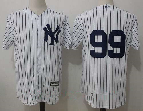 Men's New York Yankees #99 Aaron Judge No Name White Home Stitched MLB  Majestic Cool Base Jersey on sale,for Cheap,wholesale from China