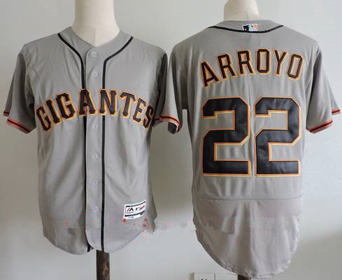 San Francisco Giants Personalized Road Grey Jersey By Majestic