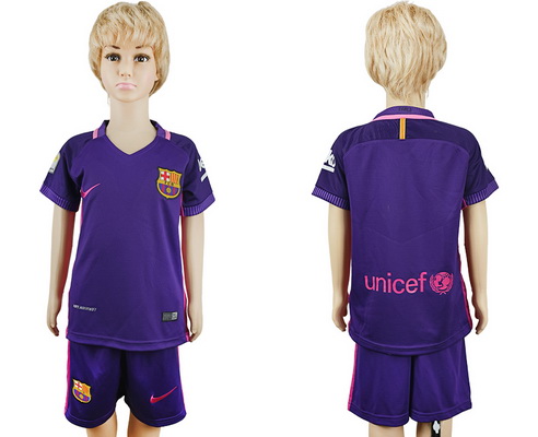 Barcelona FC - Barcelona FC Away Soccer Jersey Purple - Babyshop.com