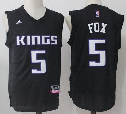 Men's Sacramento Kings #5 De'Aaron Fox Black Fashion Stitched NBA adidas Revolution 30 Swingman Jersey Men's Sacramento Kings #5 De'Aaron Fox Black Fashion Stitched NBA adidas Revolution 30 Swingman Jersey