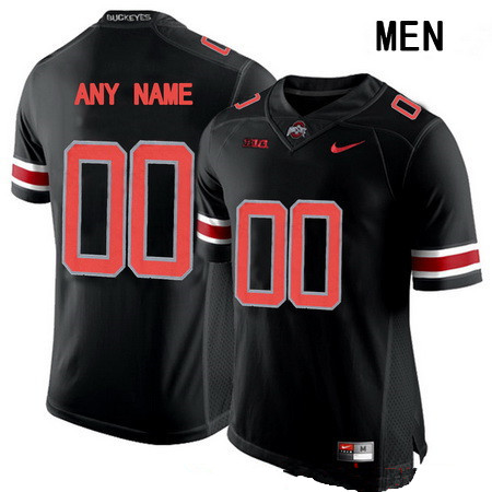 nike ohio state buckeyes custom football jersey