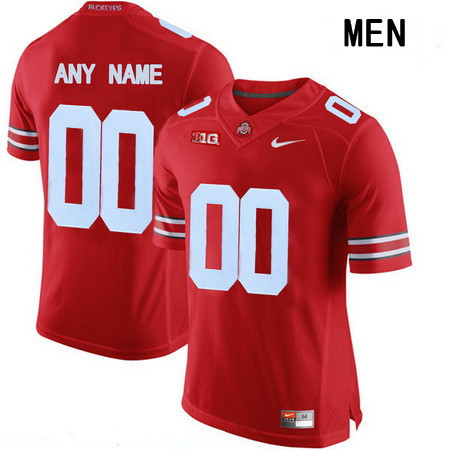 nike ohio state buckeyes custom football jersey