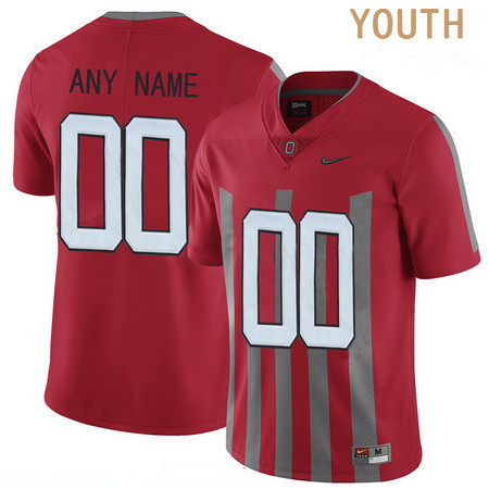 ohio state buckeyes custom football jersey