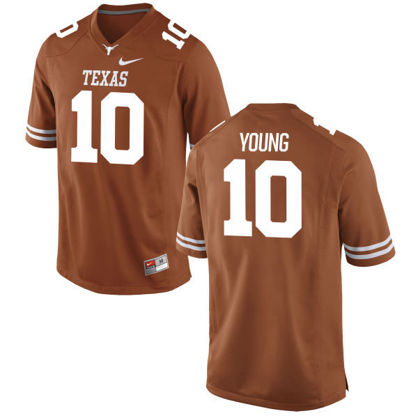 Vince Young Orange Nike College Jersey 