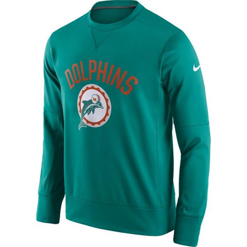 Men's Miami Dolphins Nike Aqua Circuit Alternate Sideline Performance ...