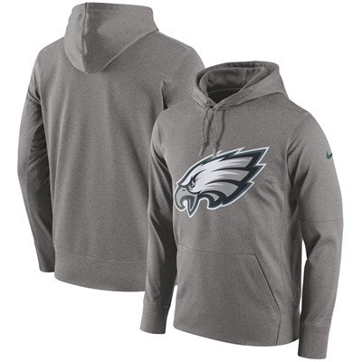 men's philadelphia eagles nike olive salute to service sideline therma performance pullover hoodie