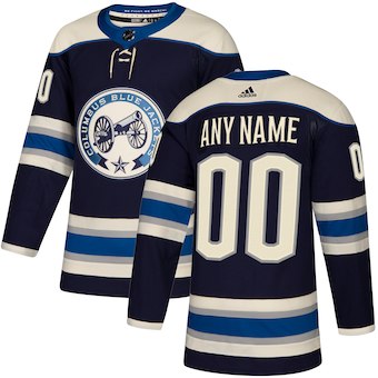 kids blue jackets jersey