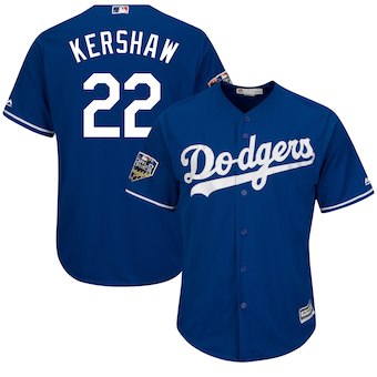 Wholesale 2022 New Men's Los Angeles Dodgers 00 Custom 22 Clayton