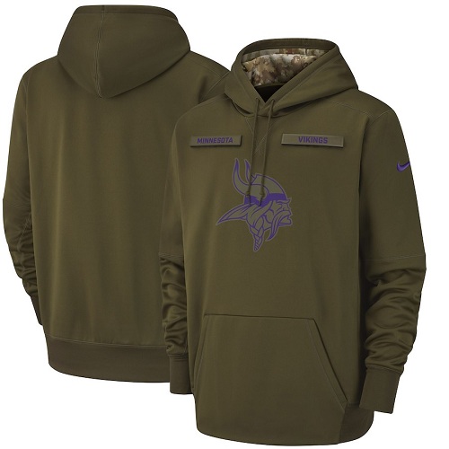 nike vikings salute to service hoodie