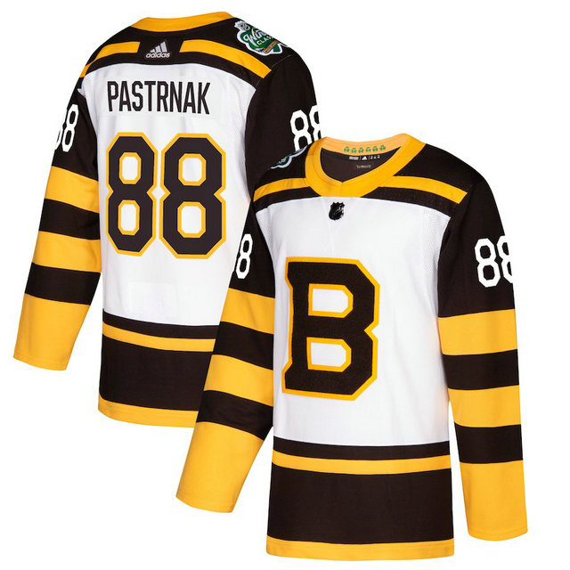 Men's Adidas Boston Bruins 88 David Pastrnak Black Home Authentic
