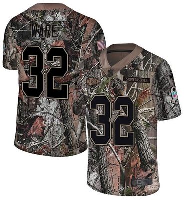 Nike Chiefs #32 Spencer Ware Camo Men's Stitched NFL Limited Rush Realtree Jersey
