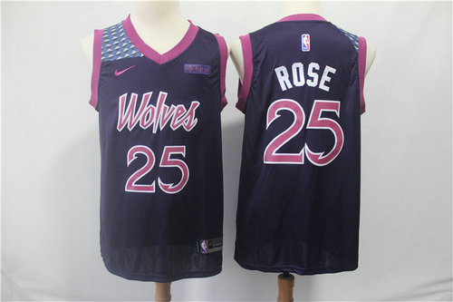 derrick rose timberwolves jersey city edition