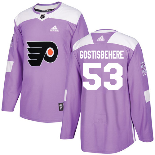 Shayne Gostisbehere Philadelphia Flyers Adidas Black Jersey