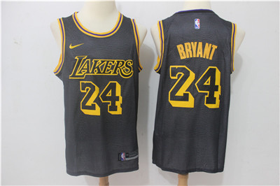 lakers black city edition jersey