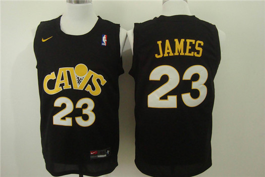 cleveland cavaliers black jersey nike