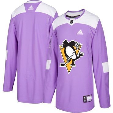 pittsburgh penguins hockey fights cancer practice jersey