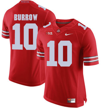 jersey ohio state buckeyes burrow joe red football college ncaa jerseys