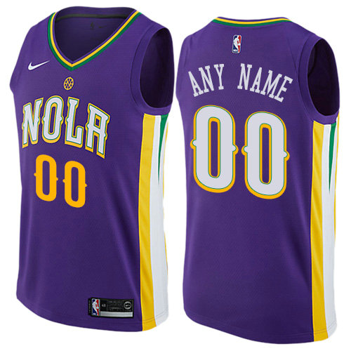 Men's New Orleans Pelicans Nike White 2019/20 Swingman Custom Jersey - City  Edition