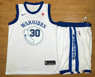 white golden state jersey