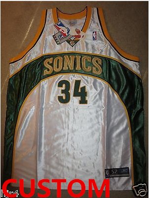 custom supersonics jersey