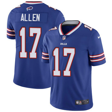 Youth Buffalo Bills #17 Josh Allen Royal Blue Team Color Stitched NFL Vapor Untouchable Limited Jersey