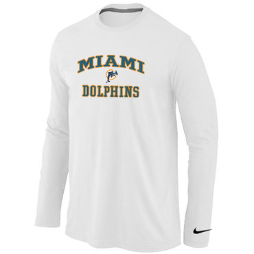 miami dolphins long sleeve white