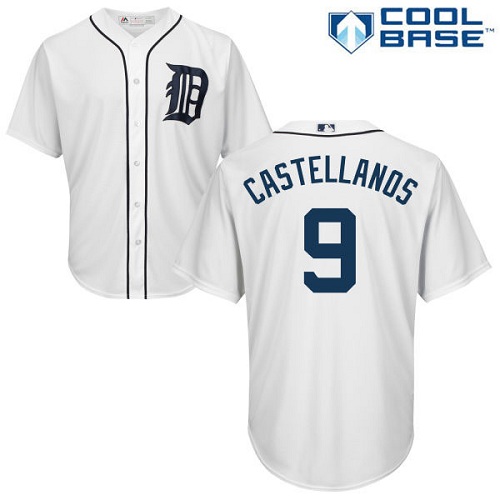 Men's Majestic Miguel Cabrera White Detroit Tigers Nickname Cool Base  Player Jersey